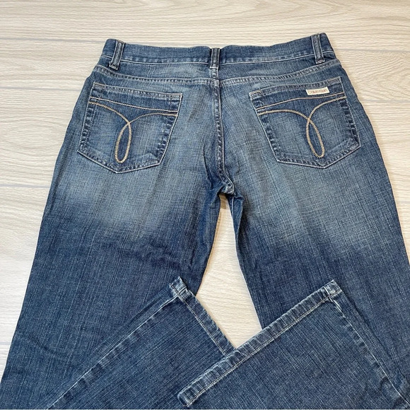 Calvin Klein Jeans Vintage Low Rise Bootcut Dark Wash Denim Women’s size 30 - Picture 7 of 14